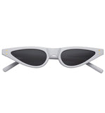 Small Retro Vintage Cat Eye Men Women Sunglasses Plastic Frame, Pouch Included