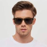 Classic Wayfarer Bamboo Wood Sunglasses Polarized Lenses that float