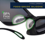 Polarized Sports Sunglasses UV Protection and TR90 frames for Men Women Fishing Cycling Baseball Golf Running