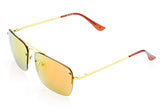 Soleil PLATINUM PS-MS4 Rectangular Cut Lens, Clubmaster Style