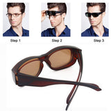 Fit Over Glasses Sunglasses Polarized Men Women/Wear Over Prescription Glasses