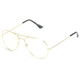 - Vintage Metal Frame Aviator Glasses