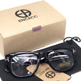 Oversized Square Thick Horn Rimmed Clear Lens Eye Glasses Frame Non-prescription