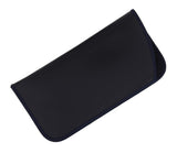 Faux Leather Eyeglass Slip Case In Navy, Gray, Black, Burgundy, And Hunter Green