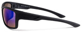 Sport Wrap Rubber Sunglasses