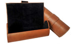 Newest Glasses Case -PU Leather Semi Hard Eyeglass Case -