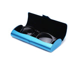 Hard Eyeglass Cases, Aluminum Metal Matte Spectacle Case
