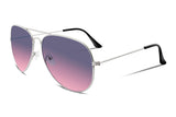 Retro Aviator Sunglasses Gradient Lens Men Women Brand Sunglasses B1100
