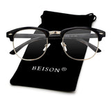 Womens Mens Horned Rim Wayfarer Glasses Frame Nerd Eyeglasses