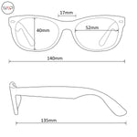 - Vintage Inspired Classic Wood Print Nerd Horn Rimmed Clear Lens Glasses