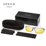 SOXICK 2018 New Arrive Night Vision Glasses for Driving Polarized Anti Glare Night Driving Glasses