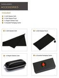 Rectangular Sunglasses For Men With Metal Frame Polarized Retro Square Sunglasses Ultra Light