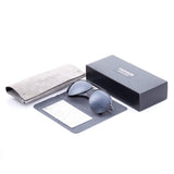 Premium Classic Men's Aviator Polarized Sunglasses Double Bridge Metal Frame- UV 400 100% UV Protection