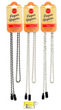 Eyeglass Retainer & Sunglass Holder  Chain, Assortment(1), 3pk mix | w/Microfiber Cloth & Screwdriver