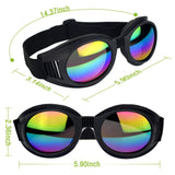 Vintage Aviator Pilot Style Goggles - Classic Aviator Design Goggles Shatterproof Polycarbonate Lens UV 400 Motorcycle Cruiser Scooter Biker Motocross Vented Goggles