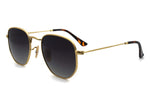 Aviator Hexagonal flat lenes Sunglasses