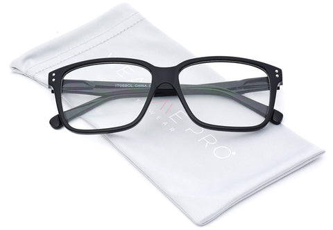 - Square Modern Frame Clear Lens Glasses - Non prescription