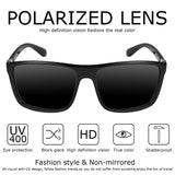 Polarized Sunglasses for Men Driving, Unisex Square Vintage Sun Glasses for Women
