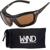 Polarized Large Motorcycle Riding Sunglasses Sports Wrap Glasses