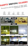 Night Driving Glasses for Headlight Anti-glare Night Time Yellow Lenses 3029
