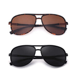 Retro Polarized Aviator Sunglasses Mirror Lightweight Eyeglasses for Men Women