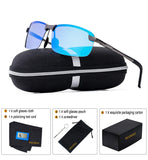 Polarized Sunglasses for Men, UV Protection Sports Sunglasses,Outdoor Eyewear, Metal Frame Sunglasses
