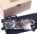 Oversized Square Thick Horn Rimmed Clear Lens Glasses Rivet Non-prescription Frame