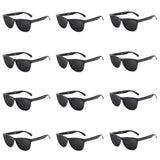 Retro Style Mirrored Party Sunglasses Wholesale Shades for Men Women 12 Pack