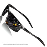 Driving Polarized Sunglasses For Men UV Protection Ultra Lightweight Al Mg Golf Fishing Sports Sunglasses