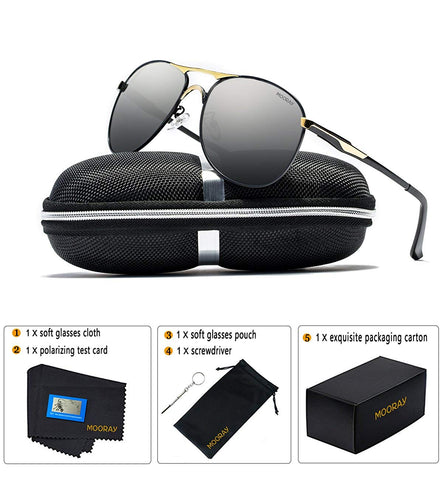 Aviator Polarized Sunglasses for Men and Women,UV Protection Oversize Eyewear,Sports Sunglasses