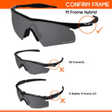 Performance Replacement Lenses for Oakley M Frame Hybrid Sunglass Polarized Etched