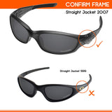 Performance Replacement Lenses for Oakley Straight Jacket 2007 Sunglass Polarized Etched