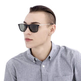 Sunglassesfor Men  Square Polarized Sunglasses with HD Vision Anti Glare Lens UV 400 Protection