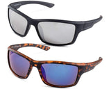 Sport Wrap Rubber Sunglasses