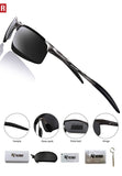Driving Polarized Sunglasses For Men UV Protection Ultra Lightweight Al Mg Golf Fishing Sports Sunglasses