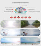 Classic Half Frame Clear Glasses, Unisex Fashion Eyewear For Anti-blue Rays