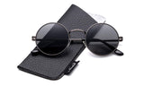 Retro Round Small 48mm Vintage Hippie Round Polaroid Sunglasses Driving Polarized Glasses Steampunk John Lennon Sunglasses