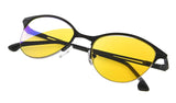 UV Protection,Anti Blue Rays,Reduce Eyestrain,Cat-eye Half-Rim Computer Reading Glasses