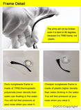 Unisex Wear Over Prescription Glasses Rx Glasses Polarized Sunglasses 8953