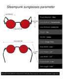 Gothic John Lennon Metal Spring Frame Round Steampunk Sunglasses Retro Circle Shade Available