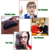Hard Square Shape PU Leather Eyeglasses Glasses Case