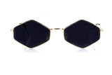 FBL Minimalist Diamond Hexagonal Sunglasses Smoke Pop Color Tinted A112