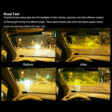 Rimless Polarized Night Vision Driving Glasses Goggles with Yellow Lens