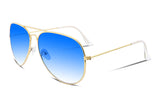 Retro Aviator Sunglasses Gradient Lens Men Women Brand Sunglasses B1100