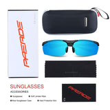 Men's Fashion Polarized Sunglasses for Men Driving Golf Al-Mg Metal Frame