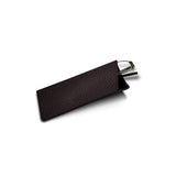 - Genuine Leather Thin Eyeglass Case and Holder - Granulated Leather