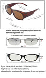 Fit Over Glasses Sunglasses Polarized Men Women/Wear Over Prescription Glasses