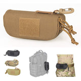 Tactical Molle Sunglasses Case Outdoor Portable Anti-Shock 1000D Nylon Hard Clamshell Carry Glasses Case