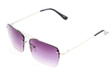 Soleil PLATINUM PS-MS4 Rectangular Cut Lens, Clubmaster Style