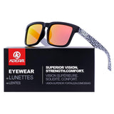 Square Polarized Wayfarer Sunglasses For Mens Womens Unisex Fashion Fishing Sports UV400 Sun Glasses With Case